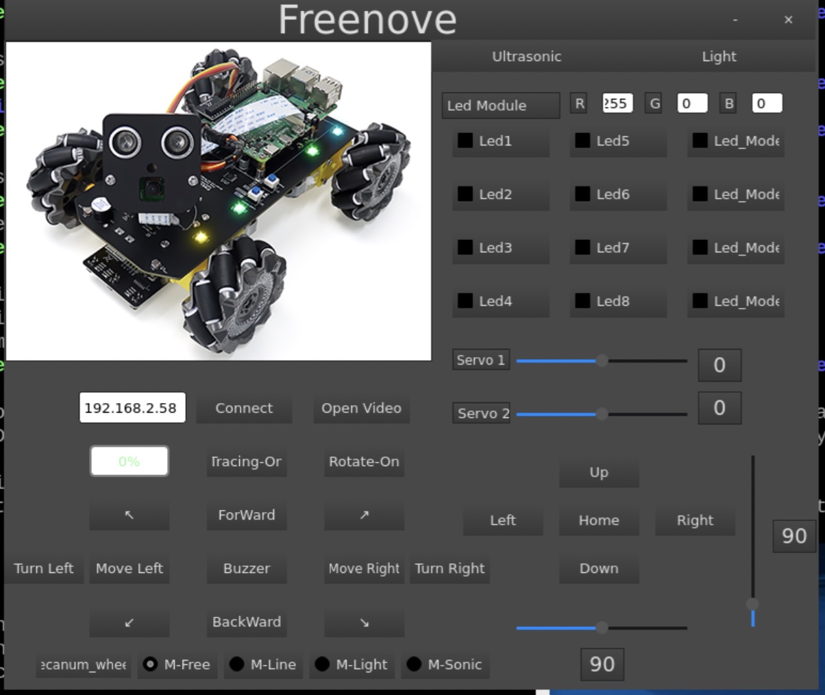 Freenove Client Linux
