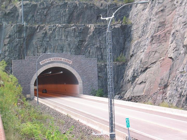 Highway 61 Silver Creek Cliff Tunnel