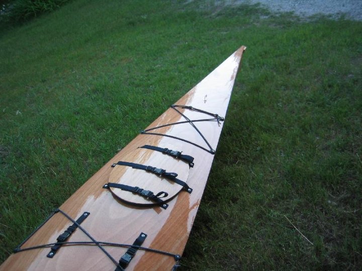 Completed kayak
