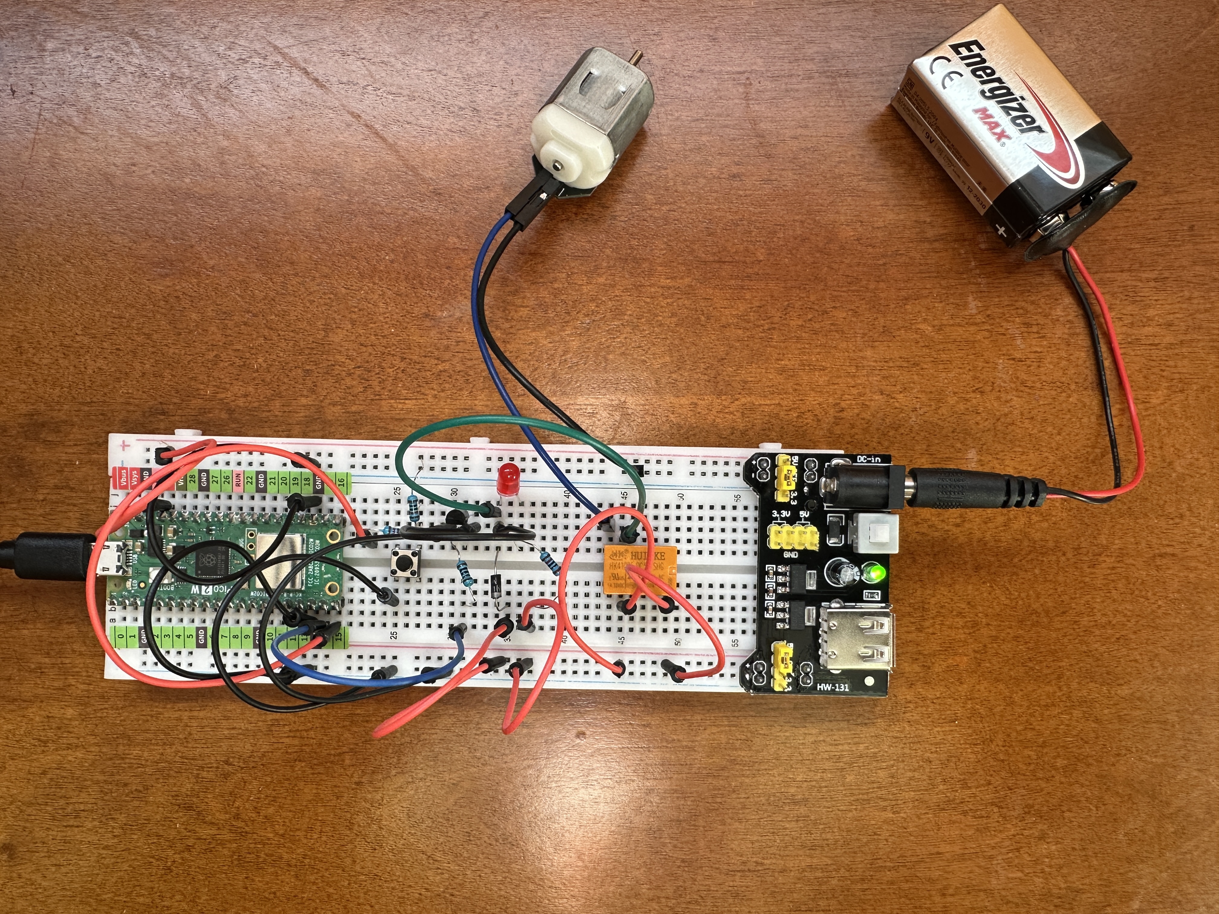 Relay and Motor